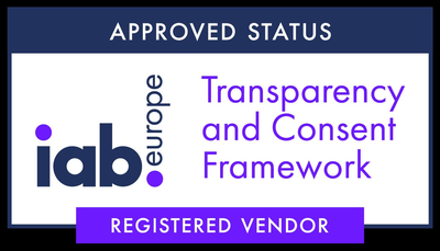 IAB Europe Transparency and Consent Framework — Registered Vendor, Approved Status
